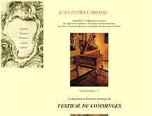 Tablet Screenshot of jeanpatrice-brosse.com